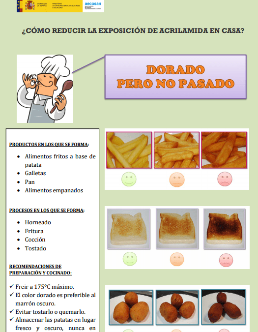 Acrilamida, ¿cocinamos bien los alimentos de nuestros hijos?