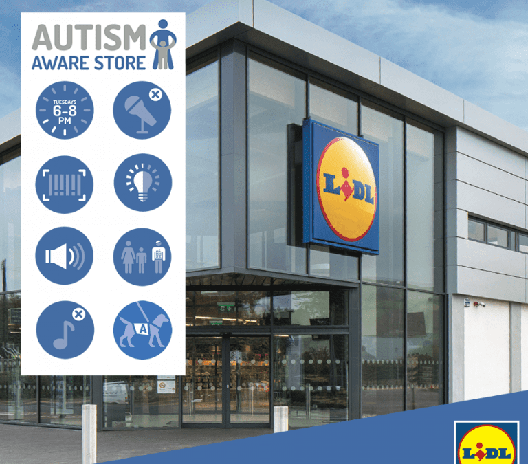 Lidl y ‘Autism Aware Quiet Evenings’. Facililtando la compra a personas con TEA