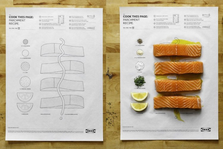 Herramientas visuales para cocinar y Autismo.”Cook this page” de IKEA como idea.