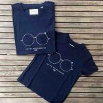 Camisetas para vestir Iguales Padres Hijos Estampadas Gafitas Azules 2 Uttopy