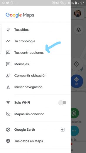 Google maps accesibilidad