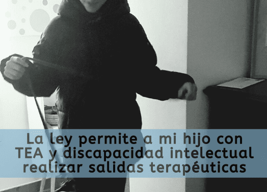 Aclarando situaciones: la ley permite a mi hijo con TEA y discapacidad intelectual realizar salidas terapéuticas