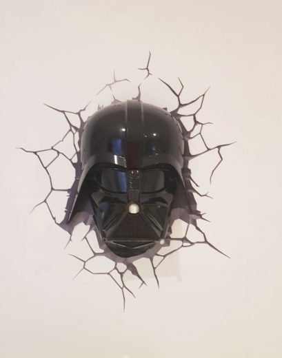 Luz de Darth Vader, decorando con los peques