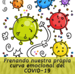 Dibujo coronavirus, frenando nuestra propia curva emocional