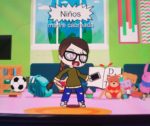 Dibujo Gacha life de mí gritando "niños" super enfadada, hecho por mi hija. Diario de una cuarentena.