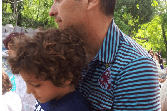 Rodrigo y papá. Recuperando rutinas