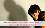 Niño con las manos en la cara. triste, preocupado,. Salud mental infantil en pandemia